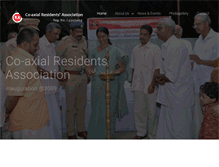 Tablet Screenshot of co-axialresidents.com